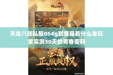 天龙八部私服054g到底藏着什么老玩家实测30天的青春密码 天龙八部私服054g到底藏着什么老玩家实测30天的青春密码