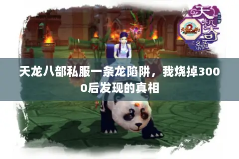 天龙八部私服一条龙陷阱,我烧掉3000后发现的真相 天龙八部私服一条龙陷阱,我烧掉3000后发现的真相