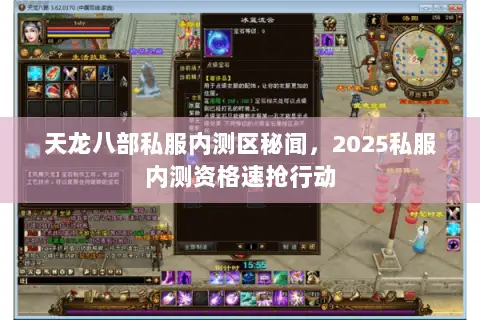 天龙八部私服内测区秘闻,2025私服内测资格速抢行动 天龙八部私服内测区秘闻,2025私服内测资格速抢行动