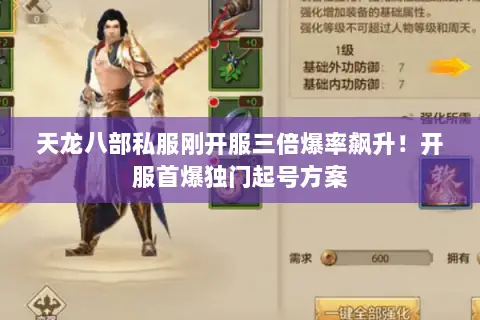 天龙八部私服刚开服三倍爆率飙升!开服首爆独门起号方案 天龙八部私服刚开服三倍爆率飙升!开服首爆独门起号方案