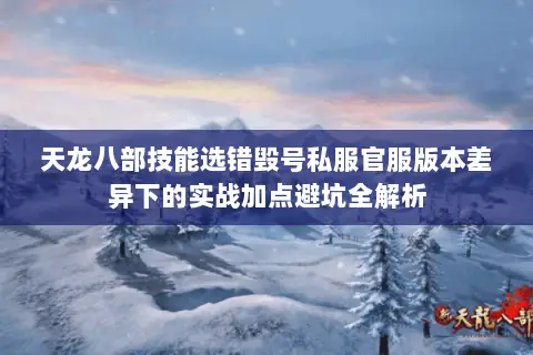 天龙八部技能选错毁号私服官服版本差异下的实战加点避坑全解析 天龙八部技能选错毁号私服官服版本差异下的实战加点避坑全解析