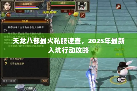 天龙八部最火私服速查，2025年最新入坑行动攻略