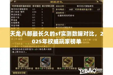 天龙八部最长久的sf实测数据对比,2025年权威玩家榜单 天龙八部最长久的sf实测数据对比,2025年权威玩家榜单