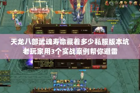 天龙八部武魂寿命藏着多少私服版本坑老玩家用3个实战案例帮你避雷 天龙八部武魂寿命藏着多少私服版本坑老玩家用3个实战案例帮你避雷