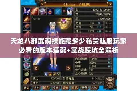 天龙八部武魂技能藏多少私货私服玩家必看的版本适配+实战踩坑全解析 天龙八部武魂技能藏多少私货私服玩家必看的版本适配+实战踩坑全解析