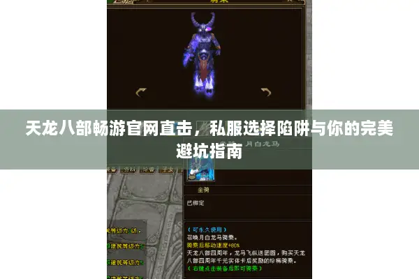 天龙八部畅游官网直击，私服选择陷阱与你的完美避坑指南