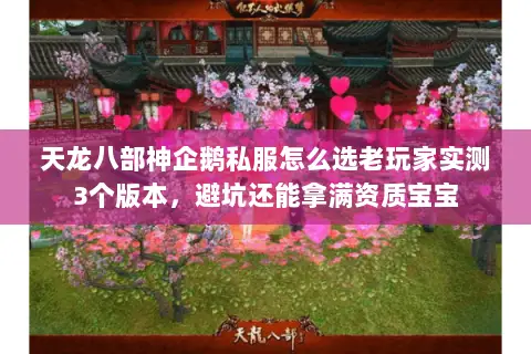 天龙八部神企鹅私服怎么选老玩家实测3个版本，避坑还能拿满资质宝宝