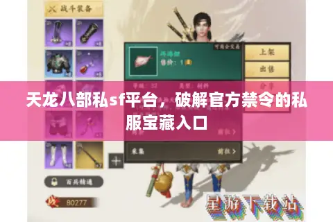 天龙八部私sf平台,破解官方禁令的私服宝藏入口 天龙八部私sf平台,破解官方禁令的私服宝藏入口