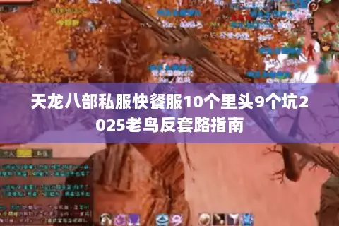 天龙八部私服快餐服10个里头9个坑2025老鸟反套路指南 天龙八部私服快餐服10个里头9个坑2025老鸟反套路指南