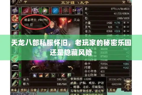 天龙八部私服怀旧，老玩家的秘密乐园还是隐藏风险