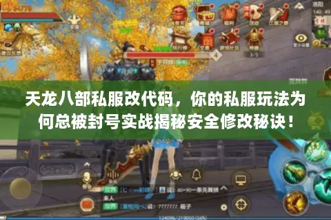天龙八部私服改代码，你的私服玩法为何总被封号实战揭秘安全修改秘诀！