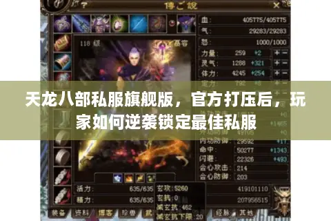 天龙八部私服旗舰版,官方打压后,玩家如何逆袭锁定最佳私服 天龙八部私服旗舰版,官方打压后,玩家如何逆袭锁定最佳私服