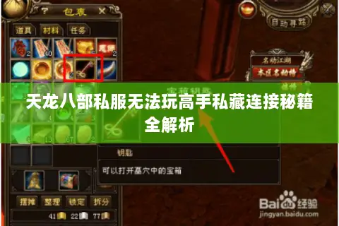 天龙八部私服无法玩高手私藏连接秘籍全解析