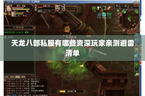 天龙八部私服有哪些资深玩家亲测避雷清单 天龙八部私服有哪些资深玩家亲测避雷清单