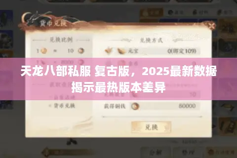 天龙八部私服 复古版，2025最新数据揭示最热版本差异