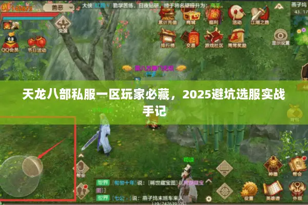 天龙八部私服一区玩家必藏,2025避坑选服实战手记 天龙八部私服一区玩家必藏,2025避坑选服实战手记