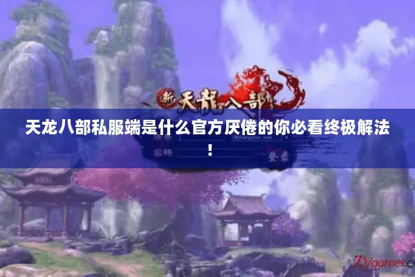 天龙八部私服端是什么官方厌倦的你必看终极解法! 天龙八部私服端是什么官方厌倦的你必看终极解法!