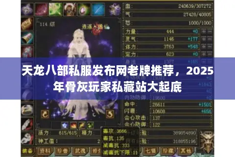 天龙八部私服发布网老牌推荐,2025年骨灰玩家私藏站大起底 天龙八部私服发布网老牌推荐,2025年骨灰玩家私藏站大起底