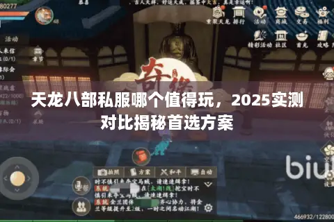 天龙八部私服哪个值得玩,2025实测对比揭秘首选方案 天龙八部私服哪个值得玩,2025实测对比揭秘首选方案