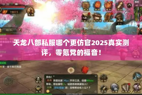 天龙八部私服哪个更仿官2025真实测评,零氪党的福音! 天龙八部私服哪个更仿官2025真实测评,零氪党的福音!