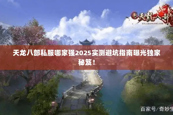 天龙八部私服哪家强2025实测避坑指南曝光独家秘笈！