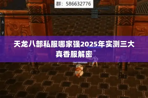天龙八部私服哪家强2025年实测三大真香服解密 天龙八部私服哪家强2025年实测三大真香服解密