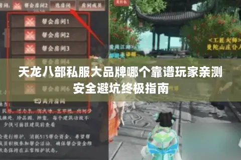 天龙八部私服大品牌哪个靠谱玩家亲测安全避坑终极指南 天龙八部私服大品牌哪个靠谱玩家亲测安全避坑终极指南