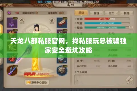 天龙八部私服官网，找私服玩总被骗独家安全避坑攻略