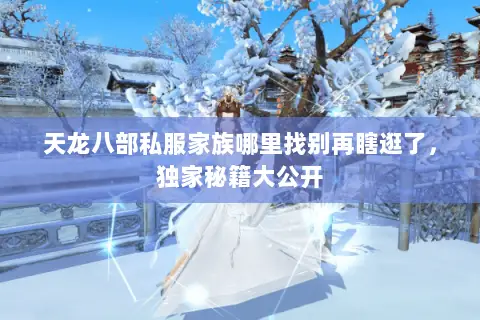 天龙八部私服家族哪里找别再瞎逛了,独家秘籍大公开 天龙八部私服家族哪里找别再瞎逛了,独家秘籍大公开