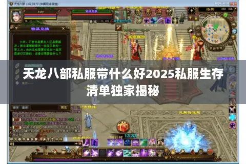 天龙八部私服带什么好2025私服生存清单独家揭秘 天龙八部私服带什么好2025私服生存清单独家揭秘