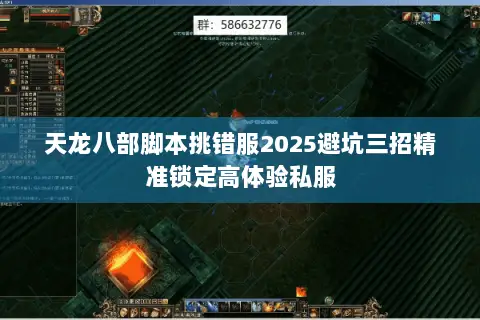 天龙八部脚本挑错服2025避坑三招精准锁定高体验私服