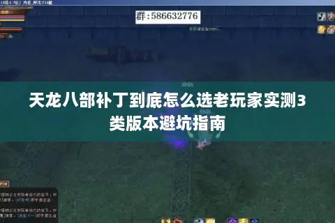 天龙八部补丁到底怎么选老玩家实测3类版本避坑指南 天龙八部补丁到底怎么选老玩家实测3类版本避坑指南