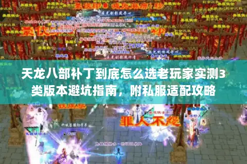 天龙八部补丁到底怎么选老玩家实测3类版本避坑指南，附私服适配攻略