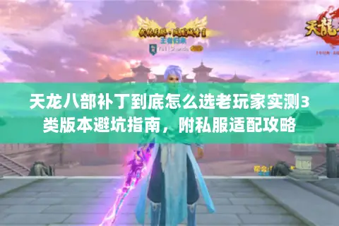 天龙八部补丁到底怎么选老玩家实测3类版本避坑指南，附私服适配攻略