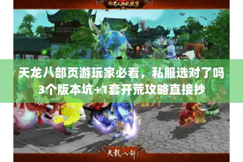 天龙八部页游玩家必看，私服选对了吗3个版本坑+1套开荒攻略直接抄