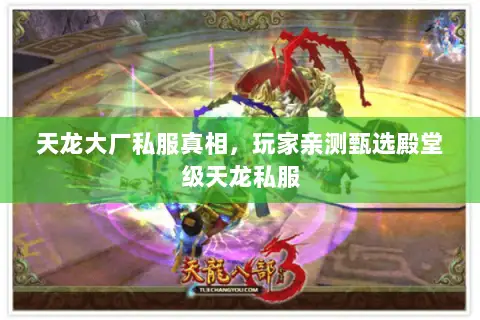 天龙大厂私服真相,玩家亲测甄选殿堂级天龙私服 天龙大厂私服真相,玩家亲测甄选殿堂级天龙私服