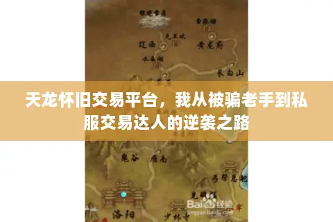 天龙怀旧交易平台，我从被骗老手到私服交易达人的逆袭之路