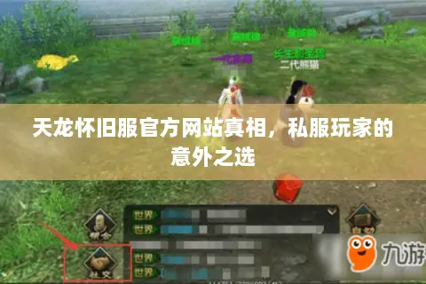 天龙怀旧服官方网站真相,私服玩家的意外之选 天龙怀旧服官方网站真相,私服玩家的意外之选