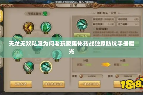 天龙无双私服为何老玩家集体转战独家防坑手册曝光 天龙无双私服为何老玩家集体转战独家防坑手册曝光