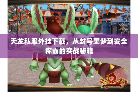 天龙私服外挂下载，从封号噩梦到安全称霸的实战秘籍