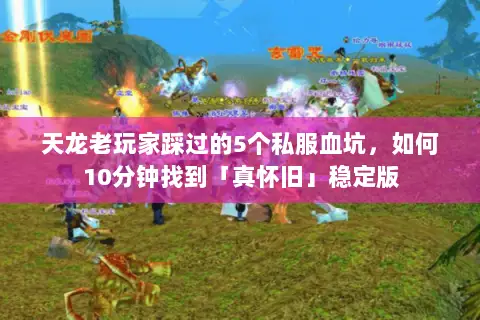 天龙老玩家踩过的5个私服血坑，如何10分钟找到「真怀旧」稳定版