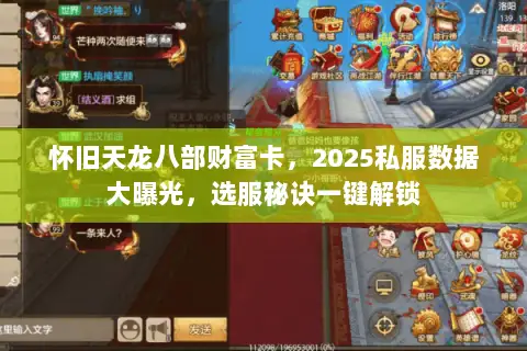 怀旧天龙八部财富卡,2025私服数据大曝光,选服秘诀一键解锁 怀旧天龙八部财富卡,2025私服数据大曝光,选服秘诀一键解锁
