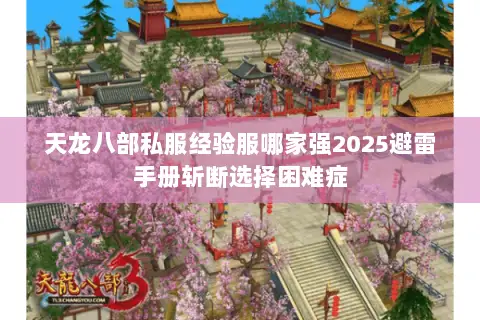 天龙八部私服经验服哪家强2025避雷手册斩断选择困难症