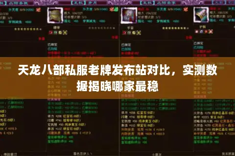 天龙八部私服老牌发布站对比，实测数据揭晓哪家最稳