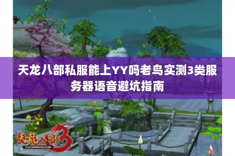 天龙八部私服能上YY吗老鸟实测3类服务器语音避坑指南 天龙八部私服能上YY吗老鸟实测3类服务器语音避坑指南