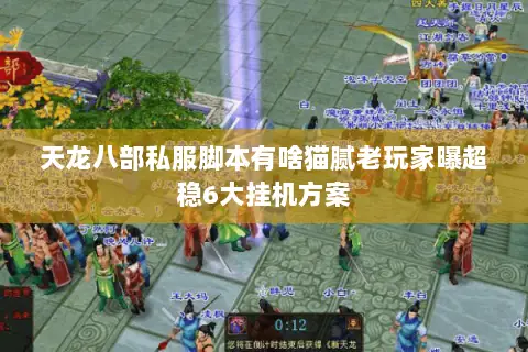 天龙八部私服脚本有啥猫腻老玩家曝超稳6大挂机方案 天龙八部私服脚本有啥猫腻老玩家曝超稳6大挂机方案