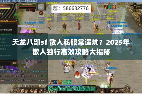 天龙八部sf 散人私服常遇坑？2025年散人独行高效攻略大揭秘