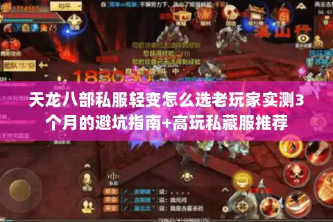 天龙八部私服轻变怎么选老玩家实测3个月的避坑指南+高玩私藏服推荐 天龙八部私服轻变怎么选老玩家实测3个月的避坑指南+高玩私藏服推荐