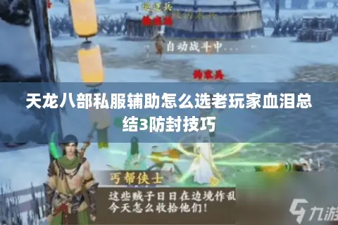 天龙八部私服辅助怎么选老玩家血泪总结3防封技巧 天龙八部私服辅助怎么选老玩家血泪总结3防封技巧