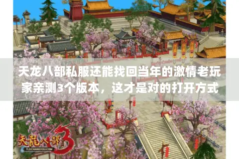 天龙八部私服还能找回当年的激情老玩家亲测3个版本，这才是对的打开方式